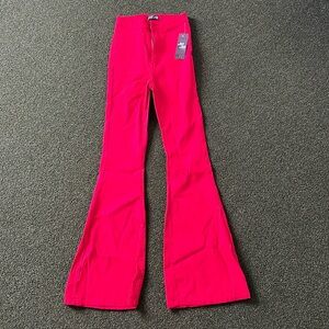 NWT JC JO red Flare Pants